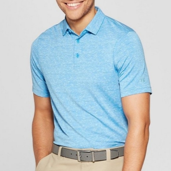 C9 CHAMPION Moisture Wicking Light Blue Golf Polo Shirt NWT No Pocket Clean Look - Picture 1 of 6